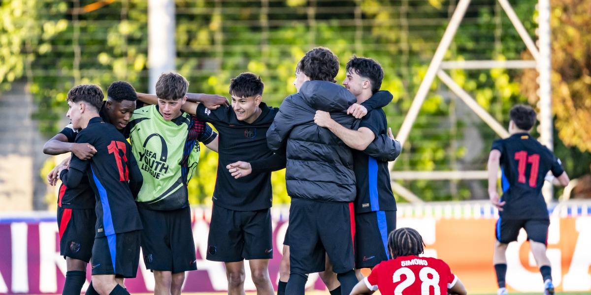 0-1: El Barça, a la final de la Youth League siete años después