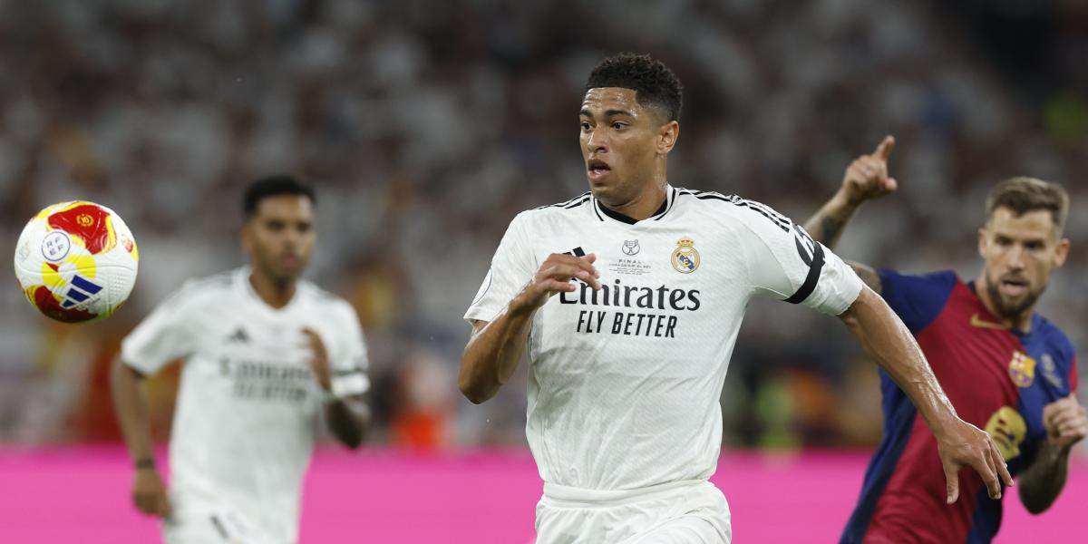 Gol anulado a Bellingham por claro fuera de juego