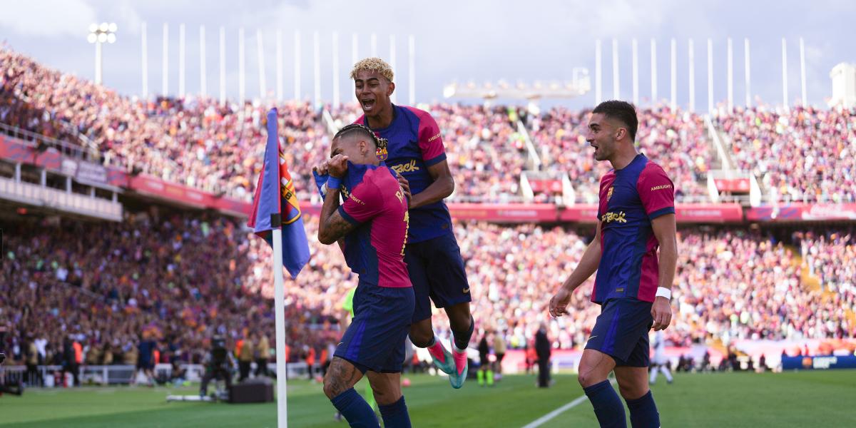 El 1x1 del Barça al descanso del Clásico