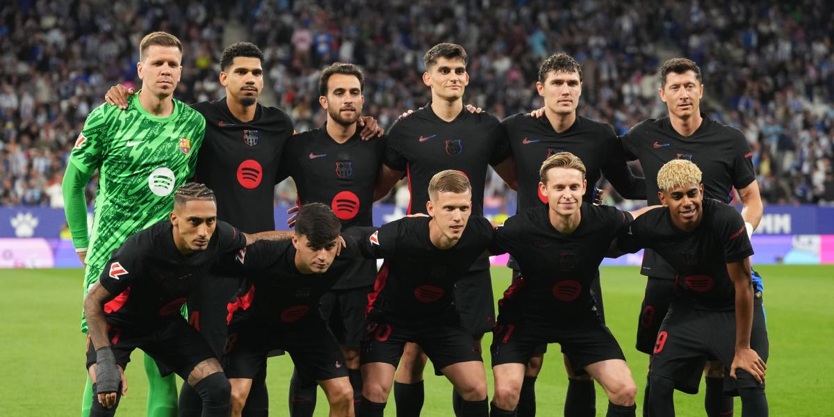 El 1x1 del Barça en el derbi ante el Espanyol al descanso