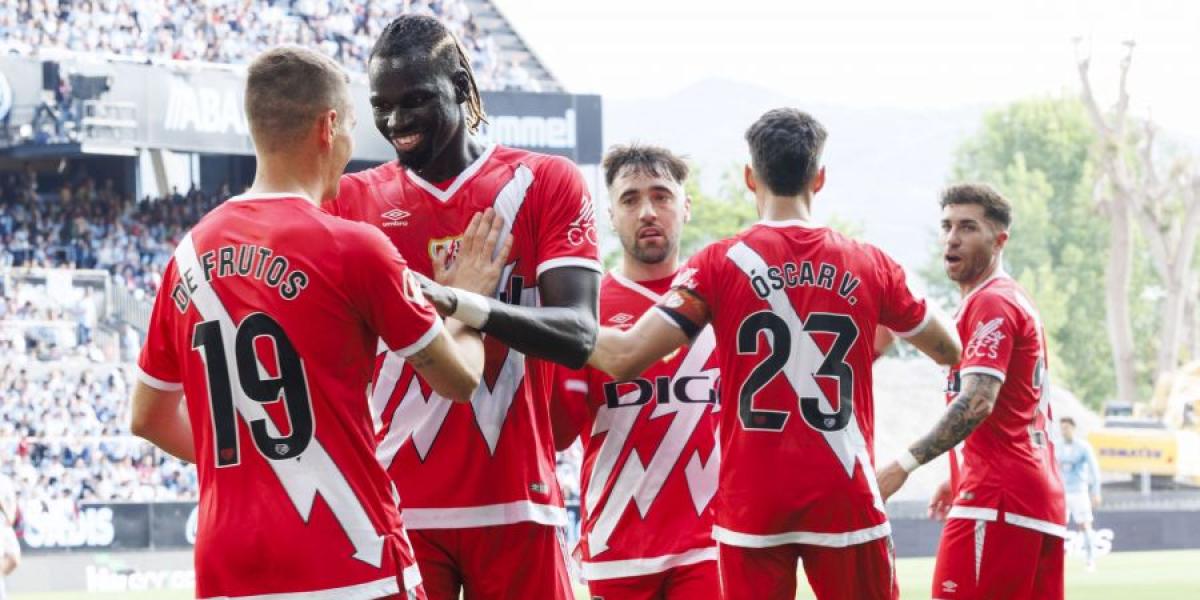 El Rayo comprime la lucha por Europa y el Celta deja escapar el primer match ball