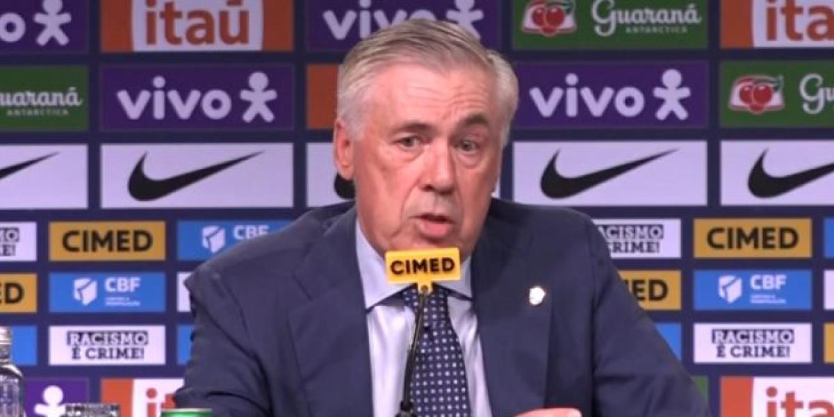 Esta es la primera lista de Ancelotti con Brasil