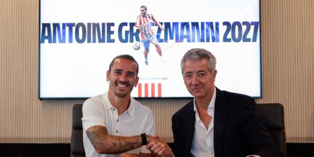 ¡Griezmann amplía su contrato con el Atlético!
