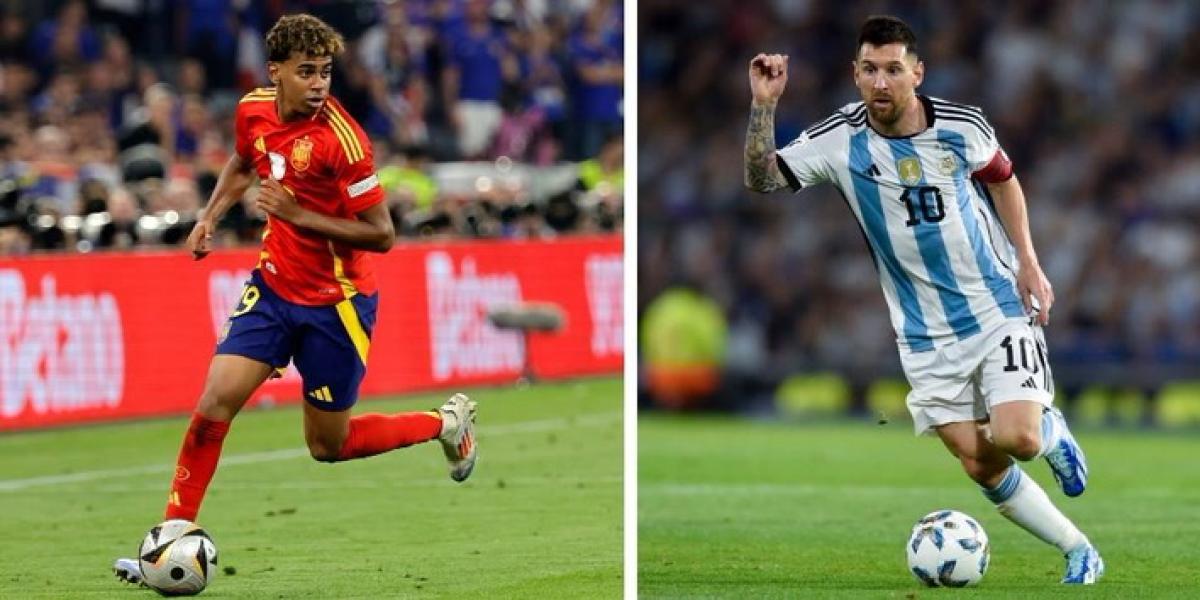 Ahora ante Cristiano y en 2026, pendientes del duelo Lamine Yamal-Messi