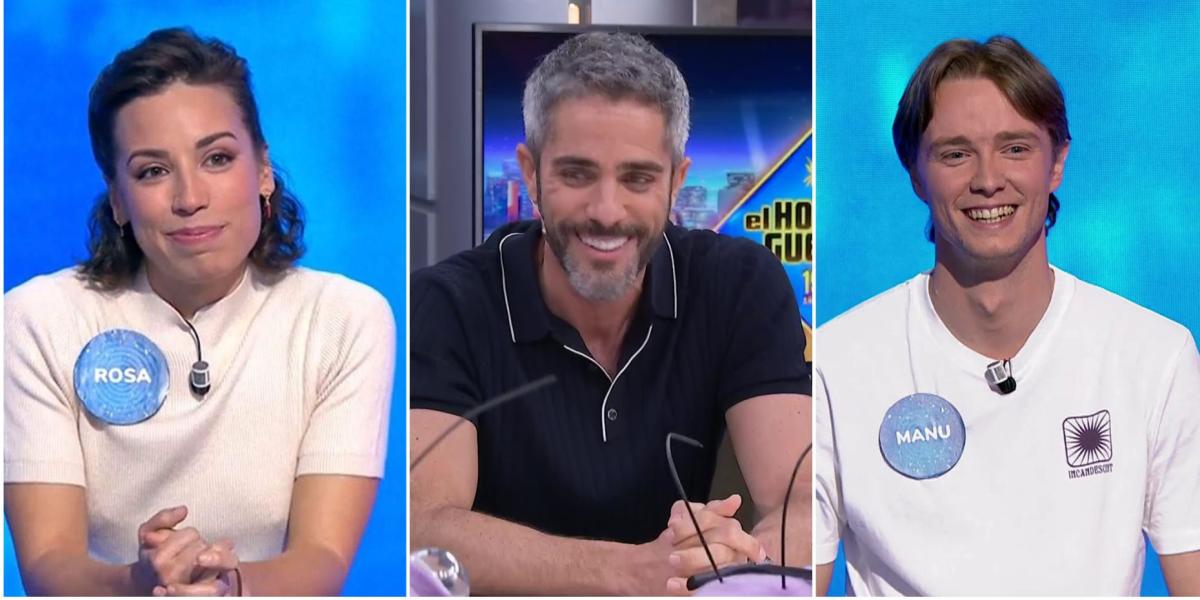 Roberto Leal responde la pregunta que todo el mundo se hace de Manu y Rosa en Pasapalabra