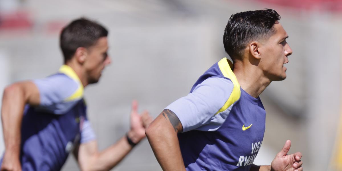 Último entrenamiento en Los Ángeles