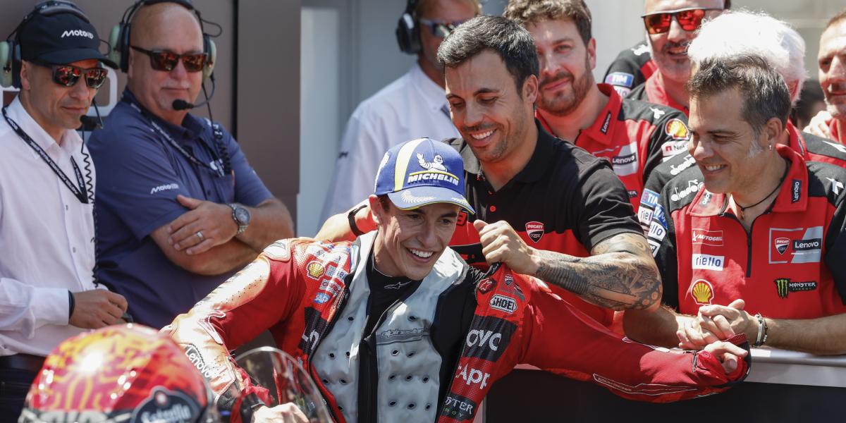 Marc Márquez apunta al culpable de que se la haya jugado para ganar el Sprint de Sachsenring