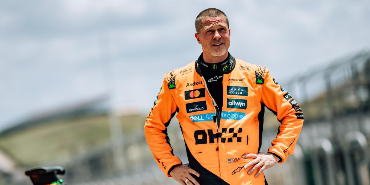 ¡Brad Pitt debuta en un F1 con McLaren!