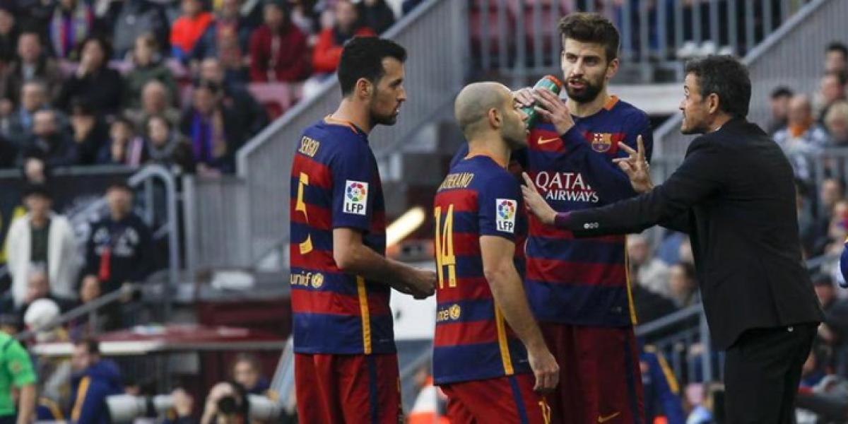 No te vas a marchar ni borracho, le dijo Lucho a Mascherano