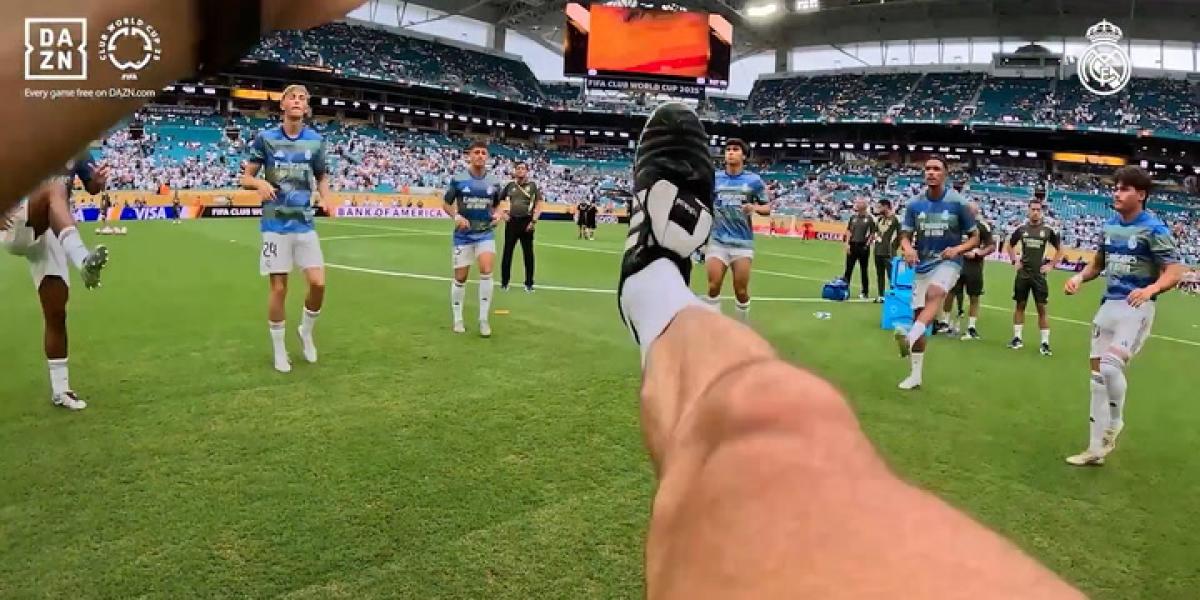 Así se vive un calentamiento del Madrid desde los ojos del preparador físico