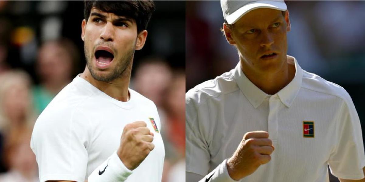 Salvajada final de Alcaraz y Sinner hoy en Wimbledon