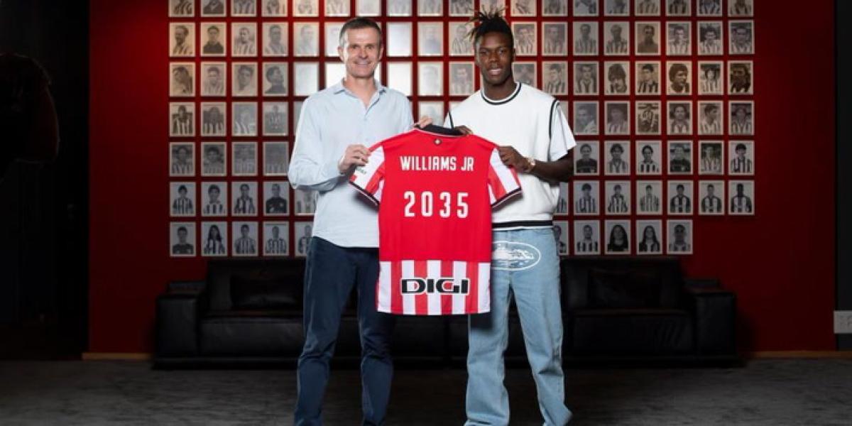 Las primeras palabras de Nico Williams tras su renovación con el Athletic