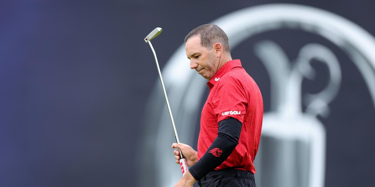 El gesto desesperado de Sergio García: parte su driver contra el suelo antes de su notable vuelta