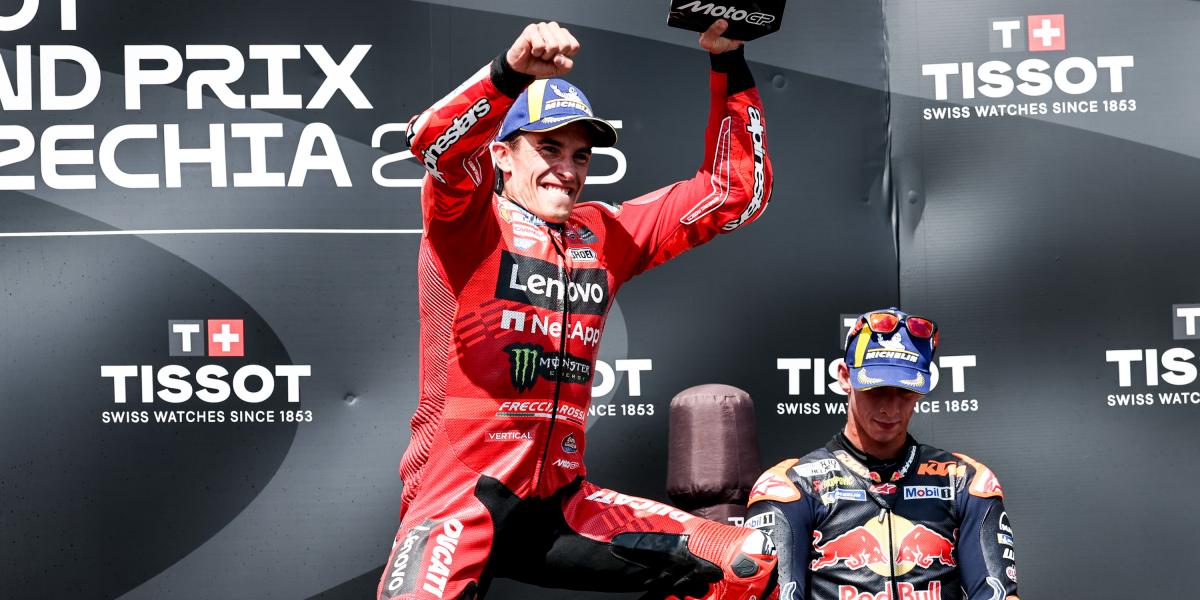 Así queda la clasificación MotoGP tras el GP de Chequia y la octava victoria de Marc Márquez