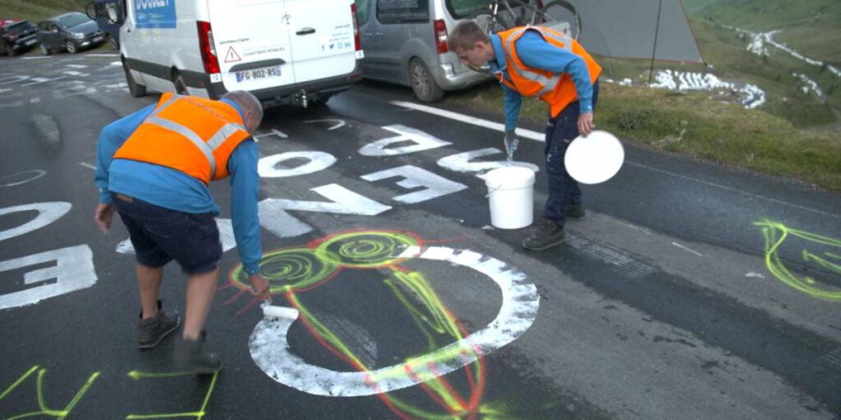 De penes a búhos: así se evita que en el Tour de Francia se vean imágenes obscenas