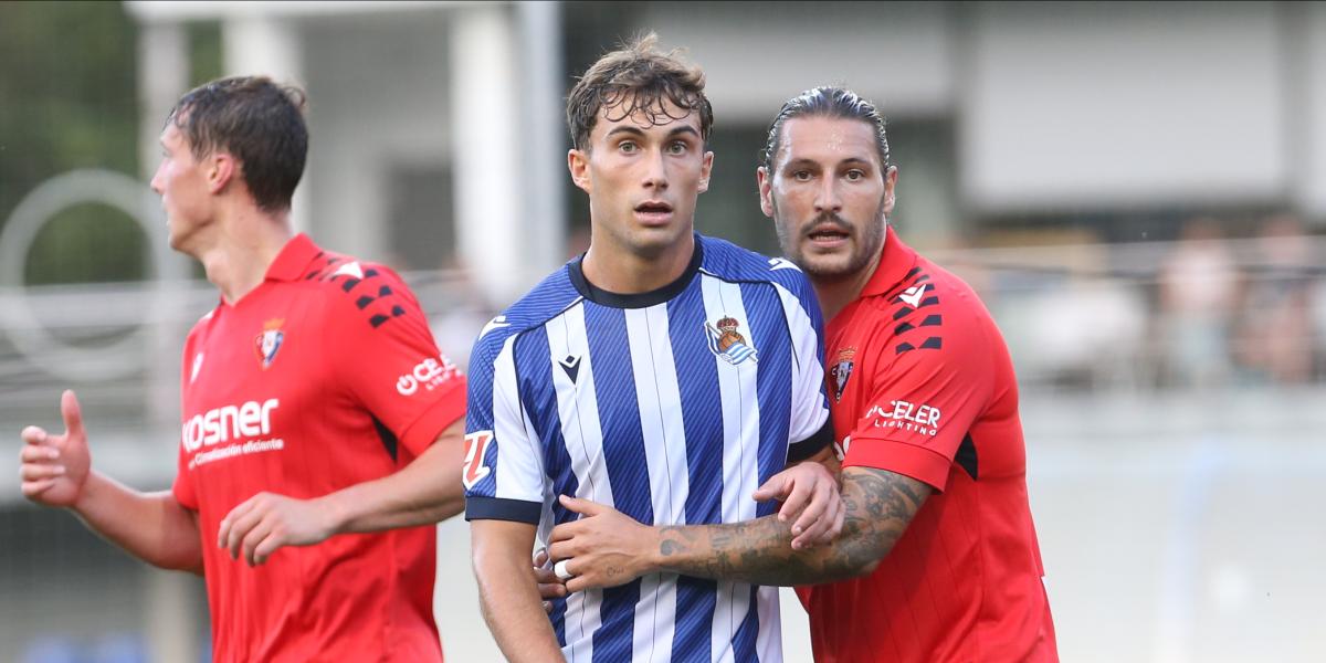 Mikel Goti, inscrito como jugador de la primera plantilla de la Real Sociedad