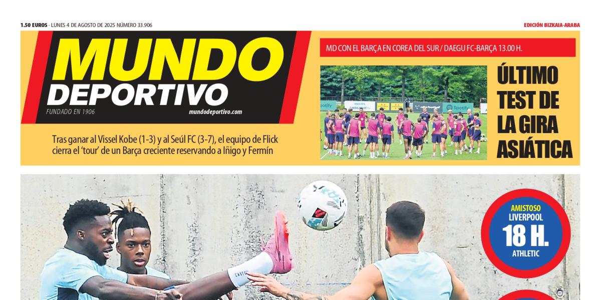 Portada de MD Bizkaia-Araba de hoy lunes
