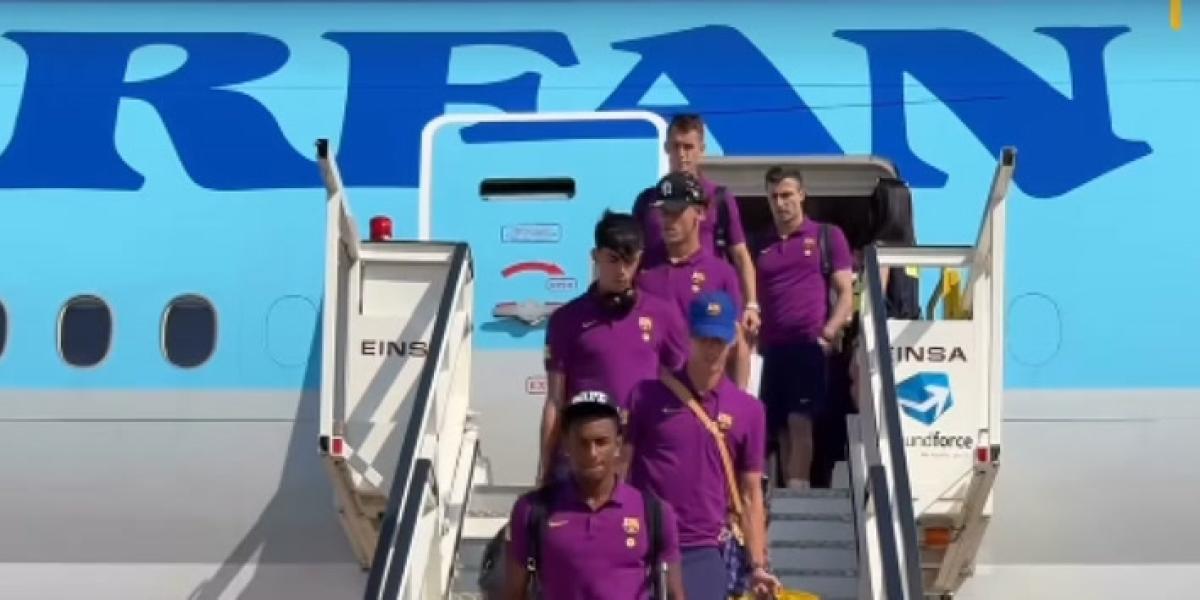 La expedición del Barça ya está en casa