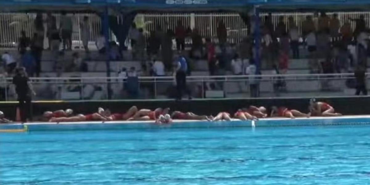 Disparos de bala paran un partido del Mundial sub-20 de waterpolo femenino