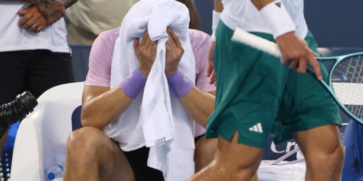 La semifinal Alcaraz-Zverez de Cincinnati, en el aire: No me siento muy bien