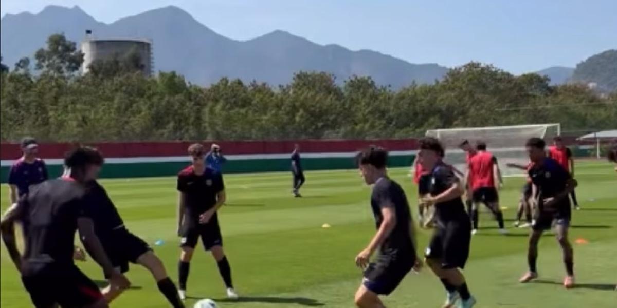 El Barça Sub-20 de Belletti ya se entrena en la Ciudad Deportiva del Fluminense