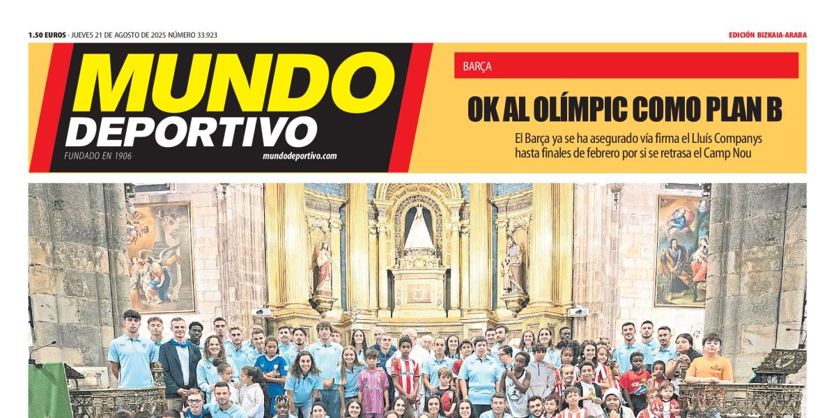Portada de hoy de la Edición Bizkaia-Araba de Mundo Deportivo