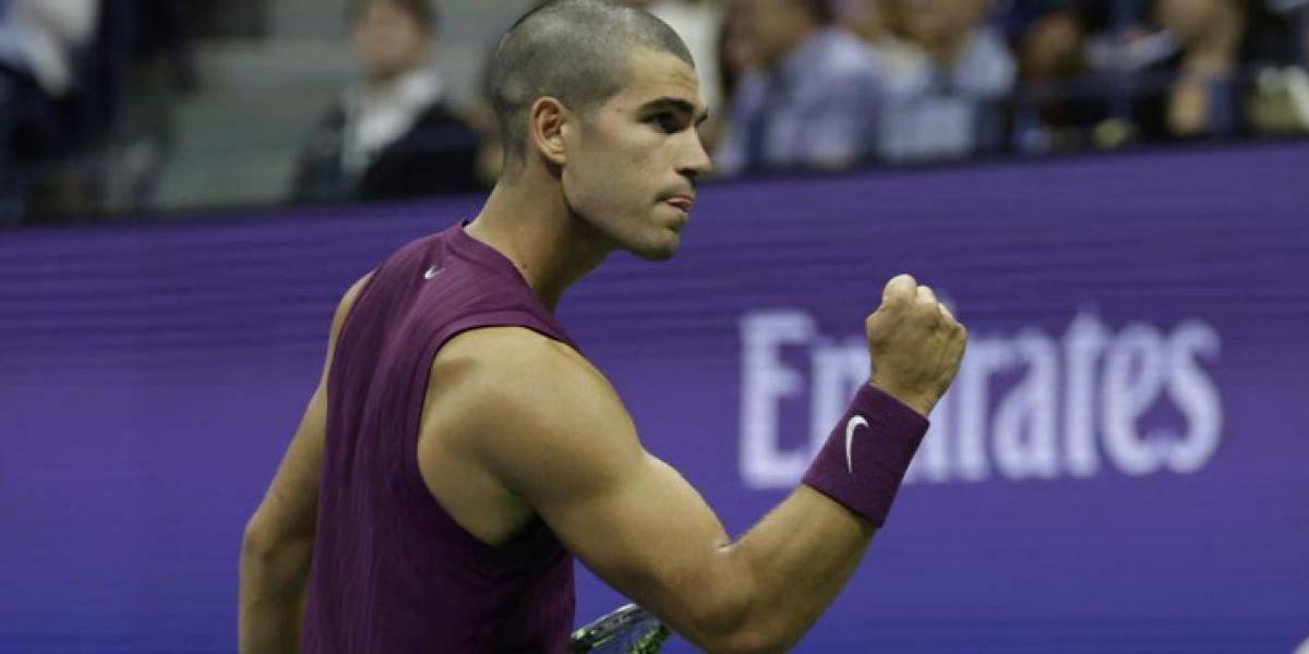 Alcaraz pone el US Open a sus pies arrasando como nunca