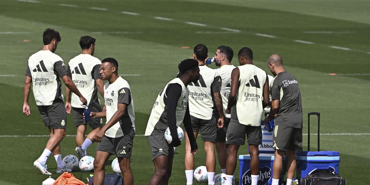 Sin sorpresas en la última sesión del Real Madrid para el Mallorca