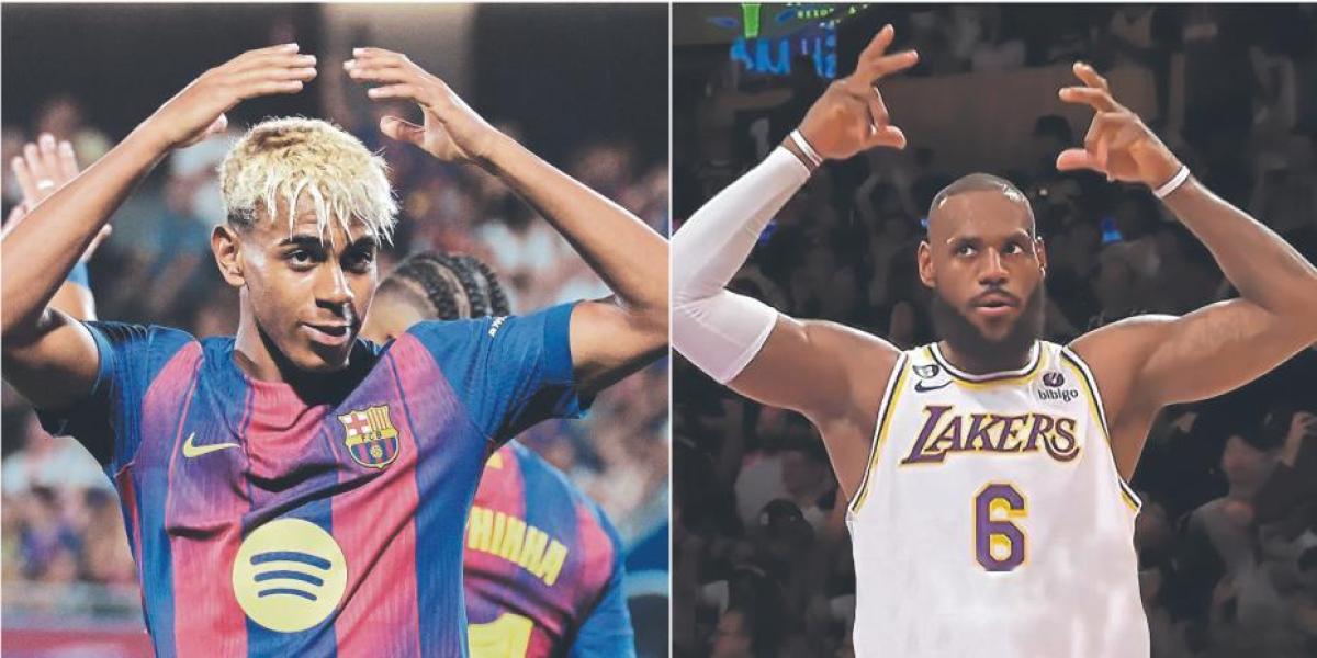 Lamine Yamal se inspira en LeBron James para ser el nuevo rey