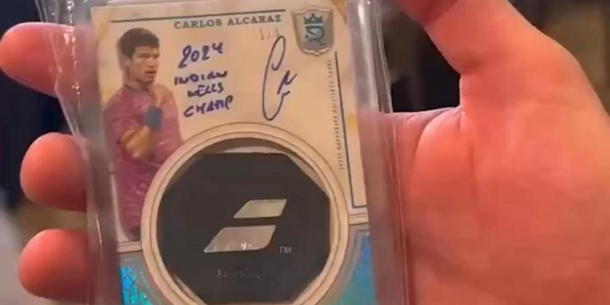 El tremendo pastizal que ha pagado una fan por una carta firmada de Carlos Alcaraz