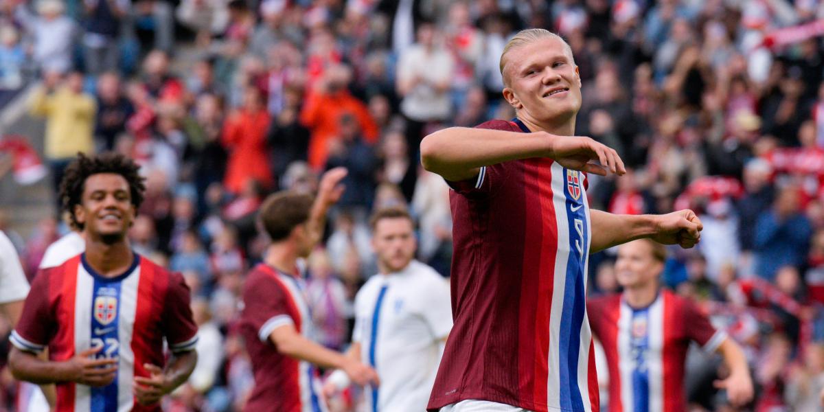 1-0: Haaland agranda su leyenda con Noruega