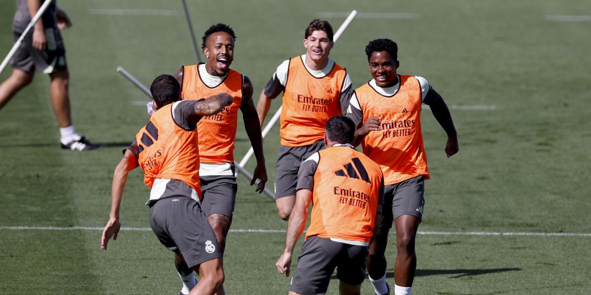 Sesión de recuperación en Valdebebas pensando ya en el Levante