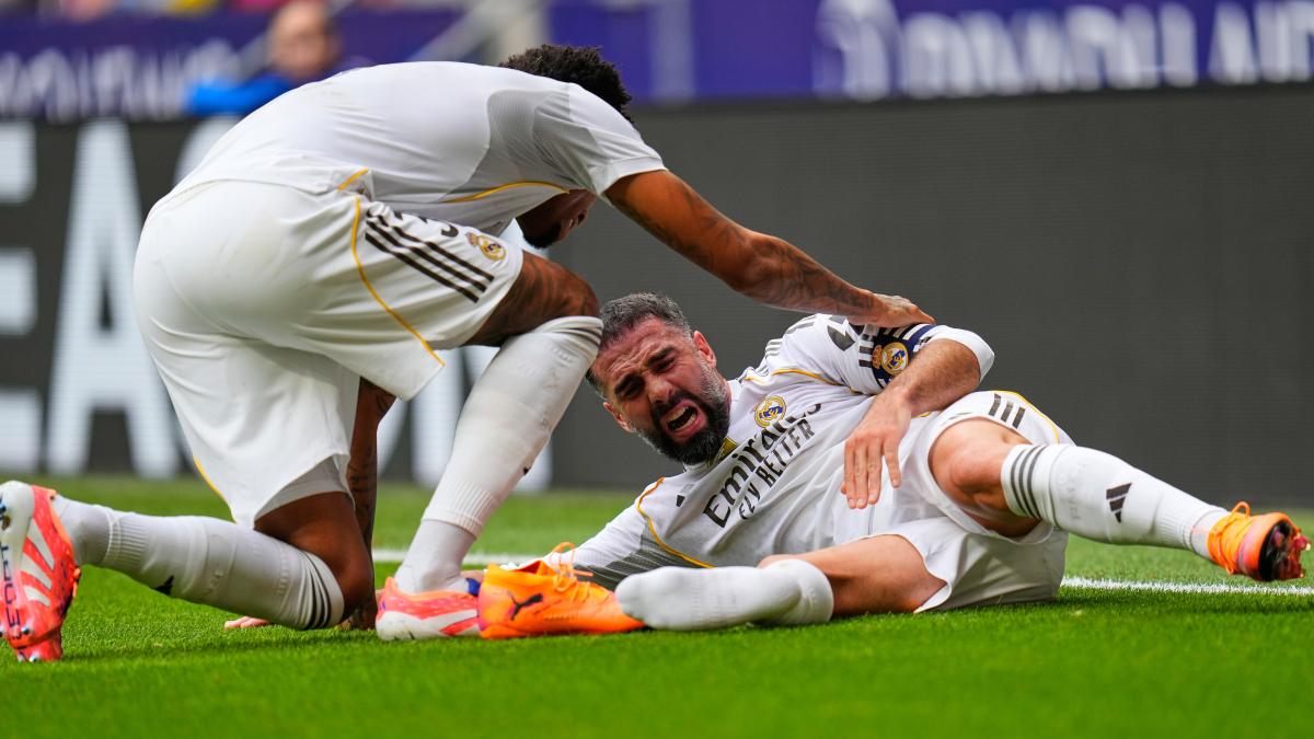 Carvajal, un mes de baja y el Clásico, en peligro