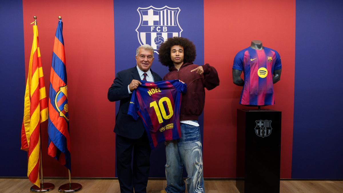 El palco del Olímpic, con Sandor Martín, Joel Parra, influencers y un ministro danés