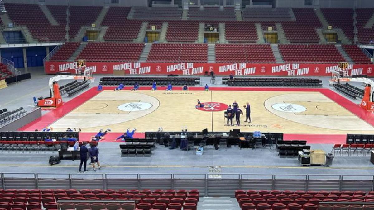 Así es el pabellón en el que finalmente jugará el Hapoel, rival del Barça hoy en Euroliga
