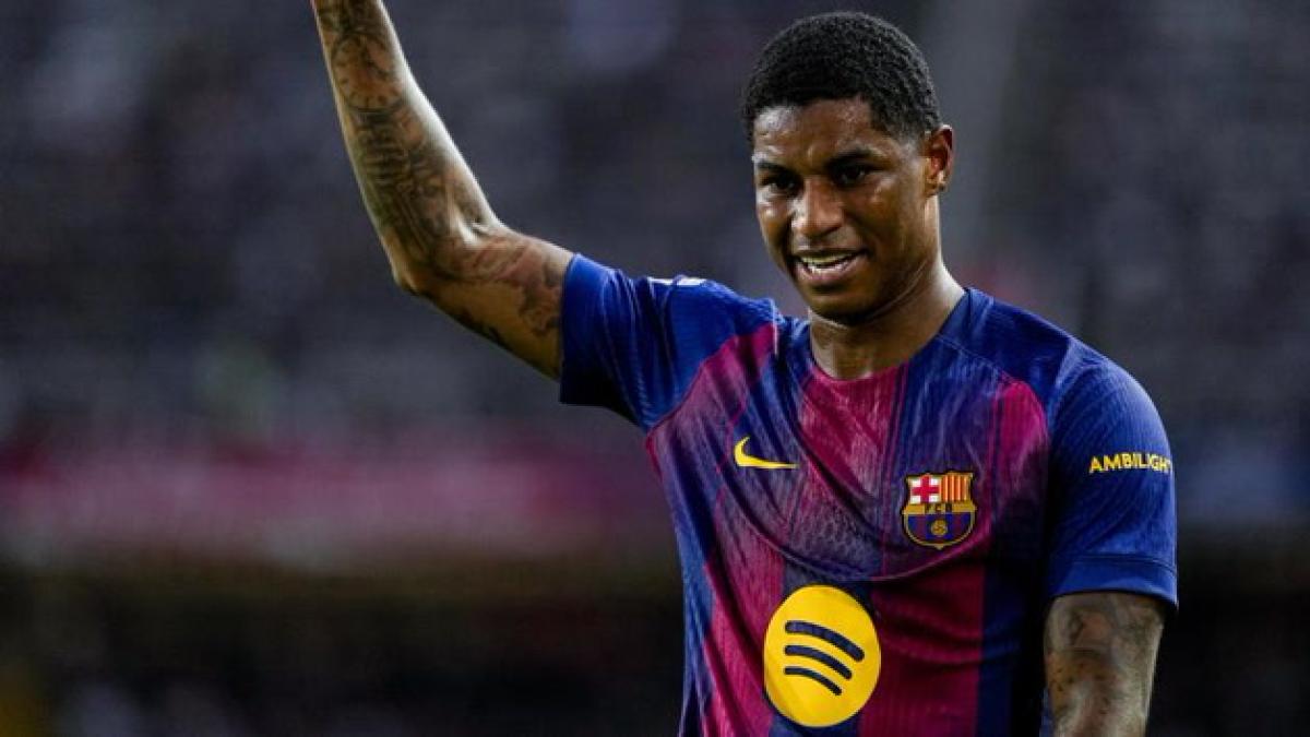 Rashford se fue tocado del Sánchez Pizjuán