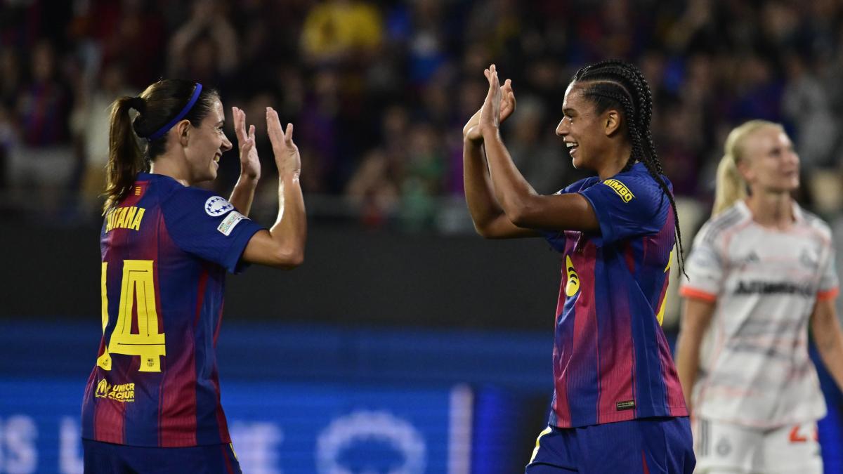 El Barça lidera el dominio español en el inicio de la Womens Champions League