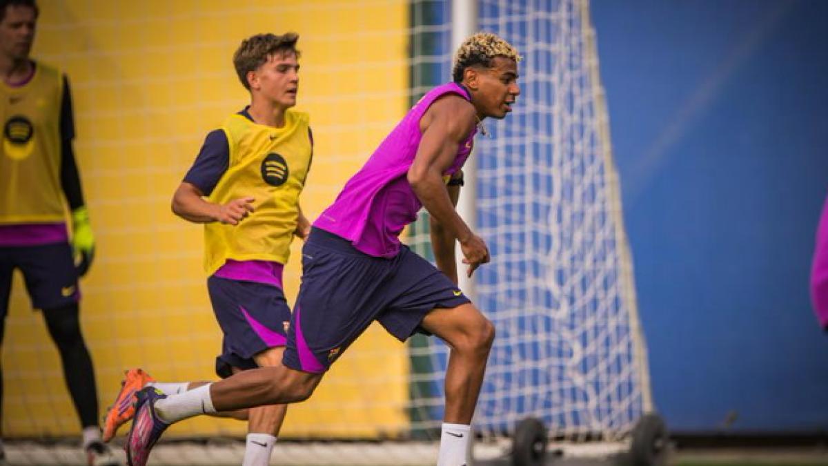 El Barça retoma la actividad ya con Lamine y Fermín