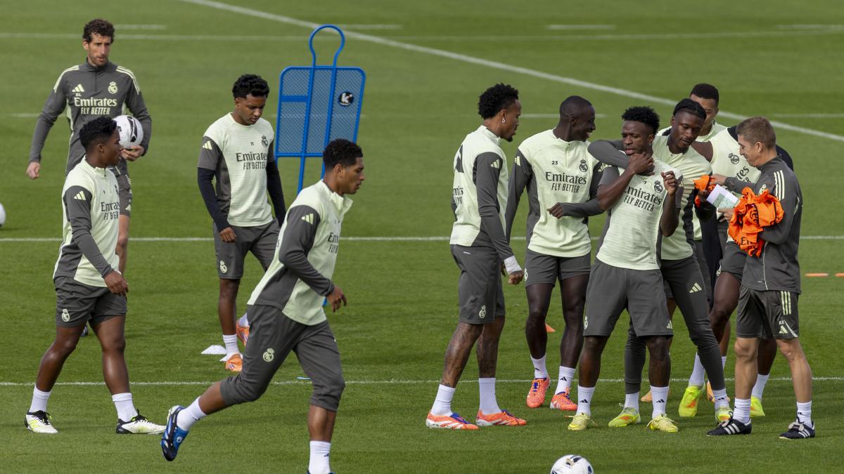 El Madrid completa la segunda sesión de la semana en Valdebebas