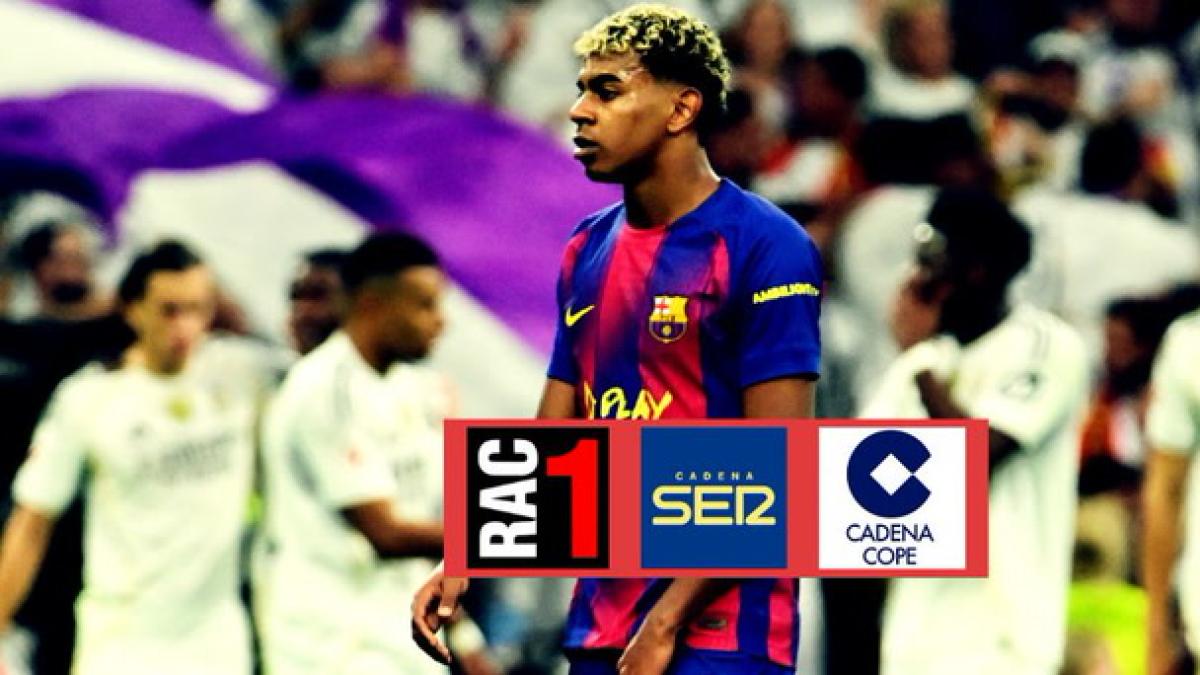 Así sonaron los goles del Clásico en la radio: Mbappé y Bellingham deciden el 2-1