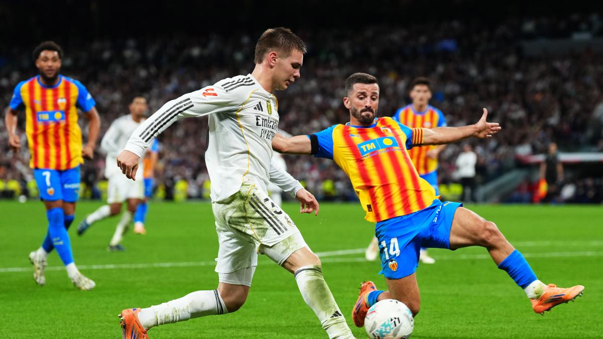 Horario, canal y dónde ver por TV el Valencia - Real Madrid de LaLiga EA Sports