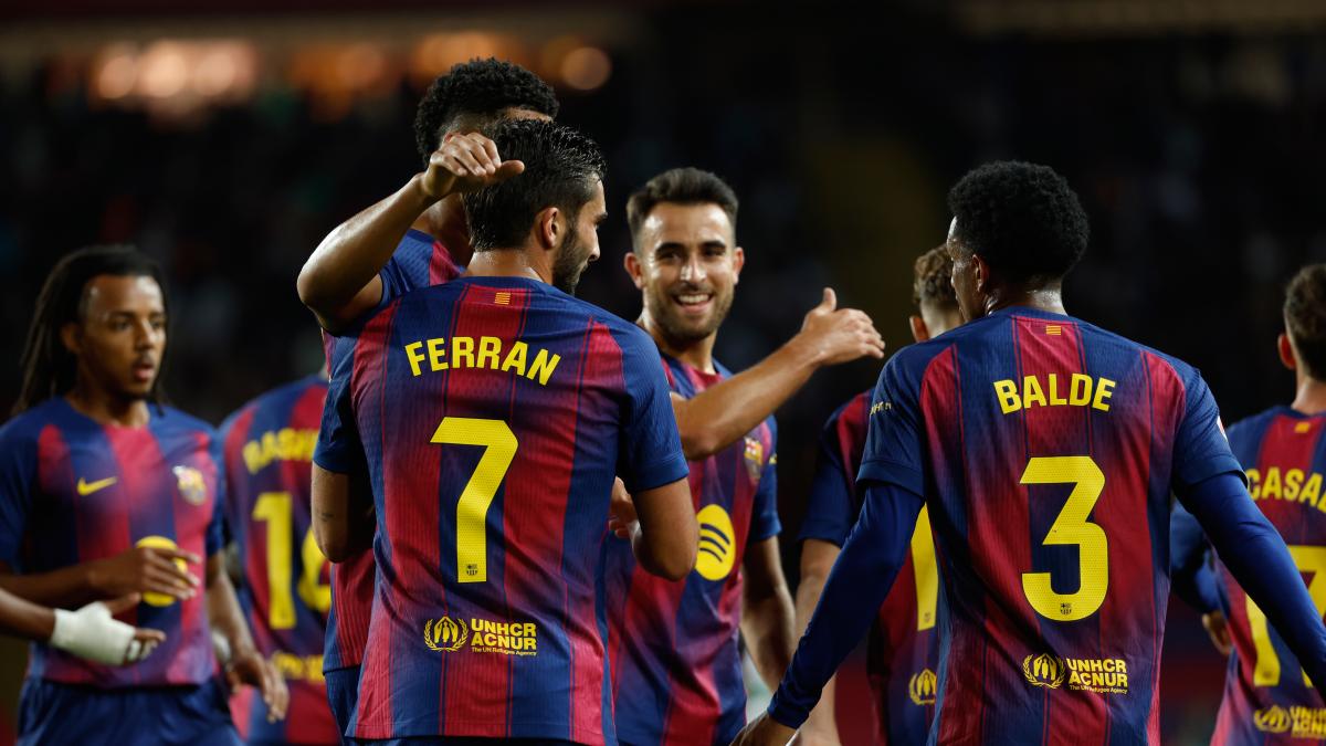 El 1x1 del Barça ante el Elche al descanso