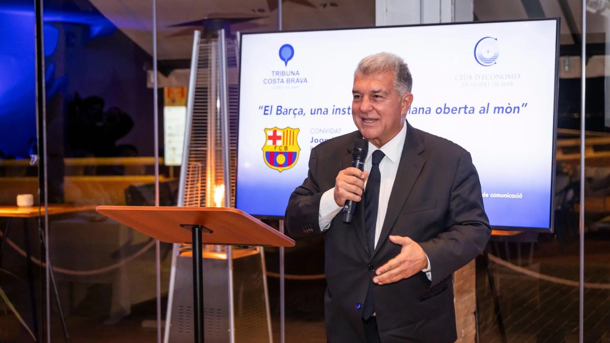 Laporta muestra orgullo de gestión en la Costa Brava