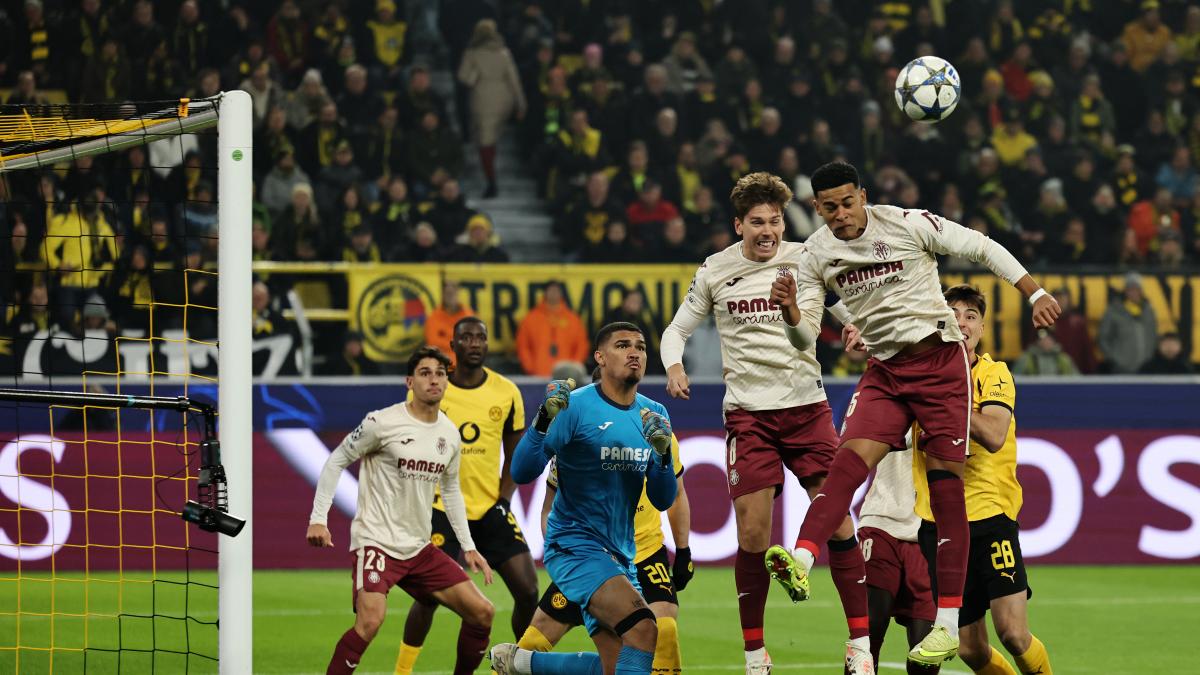 El Villarreal encaja su mayor goleada y firma su peor sequía goleador en Champions