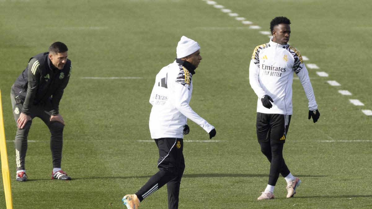 El Madrid completa sin sobresaltos la última sesión en Valdebebas antes de viajar a Bilbao