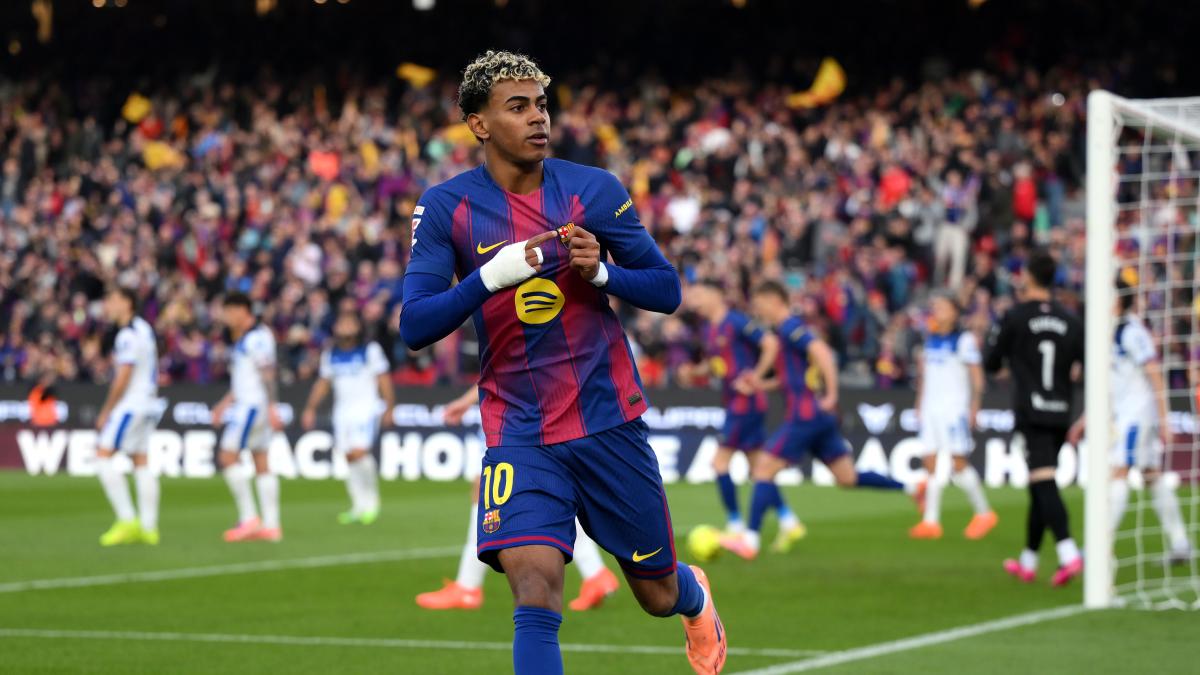 El Barça de Flick consigue la quinta mejor racha goleadora en Liga