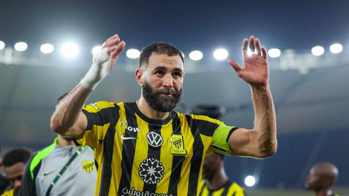 4-1: Benzema firma un triplete y mete al Al Ittihad en las semis