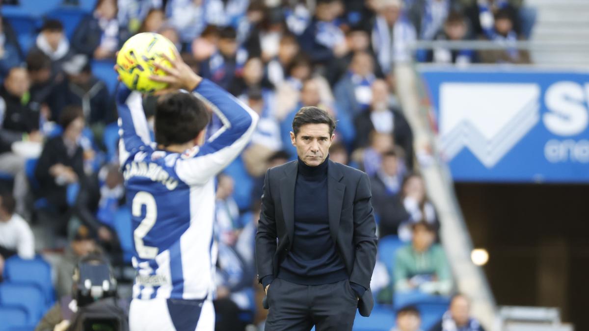 Marcelino: Ha habido momentos en los que la Real Sociedad ha sido superior