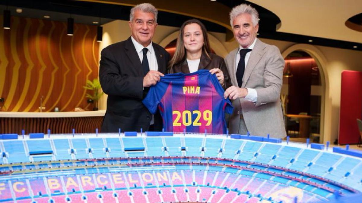 El Barça renueva a Claudia Pina hasta 2029