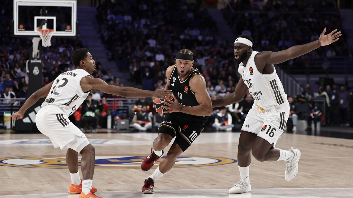 107-93: El Real Madrid evita el batacazo tras el descanso y aprieta la zona de arriba